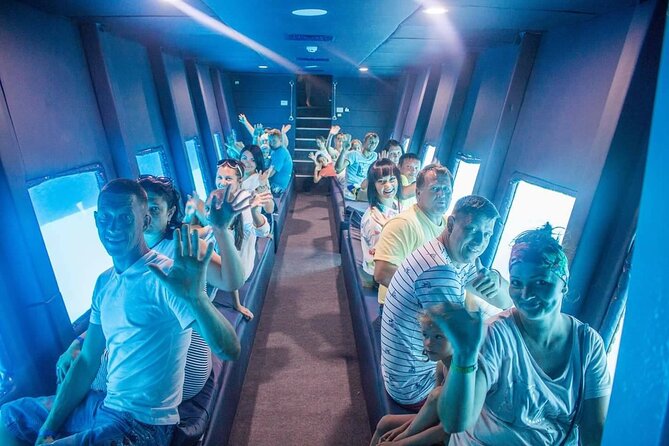 2 Hours Catamaran and Submarine with Snorkeling in Hurghada - The Paradise Queen Quest and its underwater viewing floor
