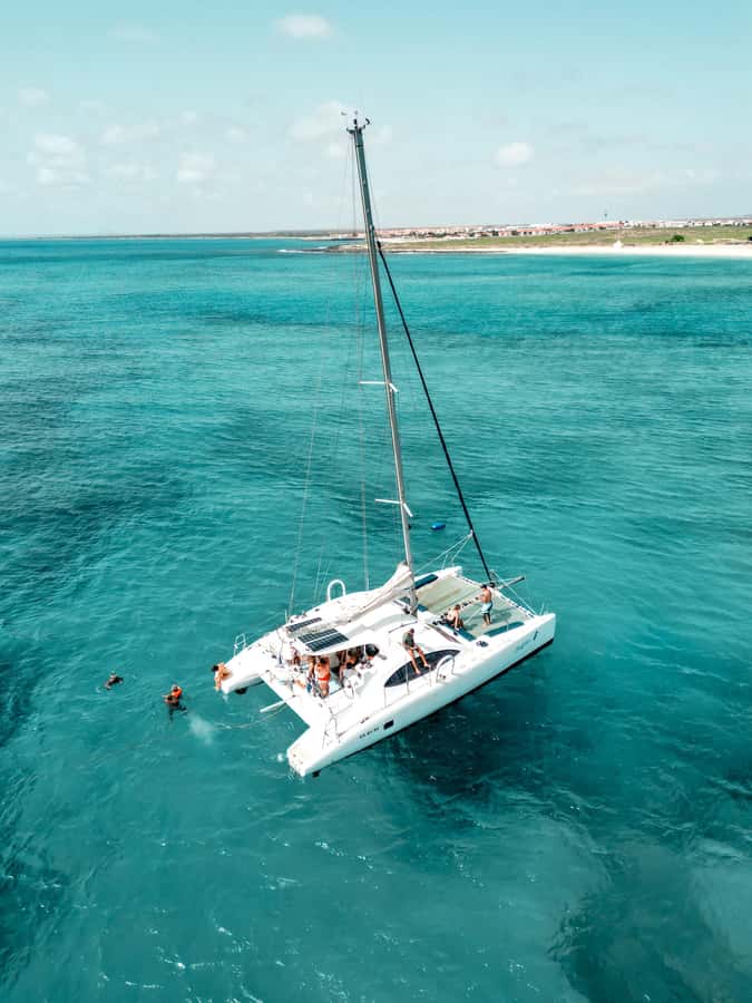 3-hour Catamaran Adventure on the waters of Sal Island - Three hours along Sal’s open coast