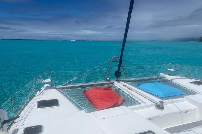 4 Days and 3 Nights in Catamaran on Raïatea and Tahaa - Motu Ofetaro: the quiet anchorage
