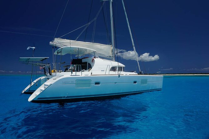 5H Private 40'Catamaran All-Inclusive in Tulum & Playa del Carmen - In-Ha, clear water and reef life