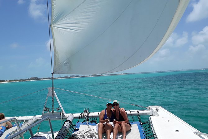 7 Hour Private Catamaran Sail, Snorkel and Beach BBQ Grace Bay, Providenciales - The afternoon swim and sail back