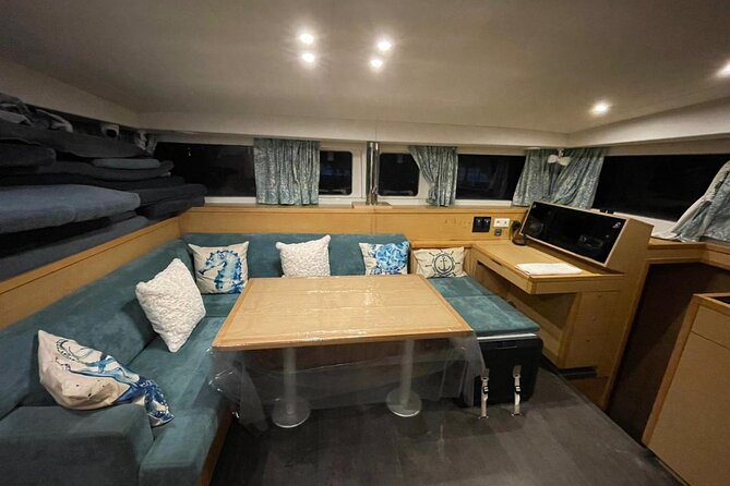 7hrs 42ft Luxury Catamaran Private Charter Cancun to Isla Mujeres - Buffet Lunch at the Beach Club