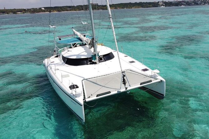 7hrs / 46ft Catamaran Private Charter From Cancun to Isla Mujeres - Setting sail from Cancun’s Hotel Zone