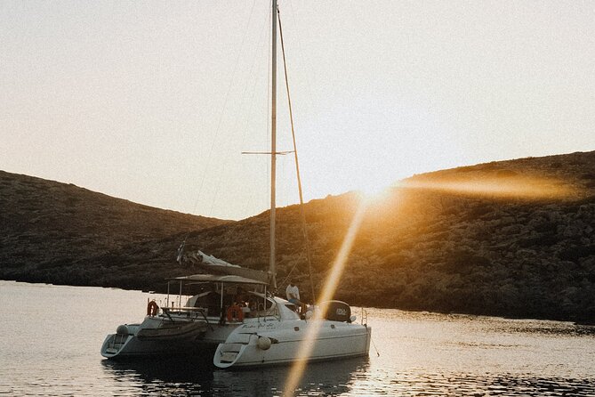 Agios Nikolaos: Kolokytha and Spinalonga Catamaran with Meal - One hour at Kolokytha Bay
