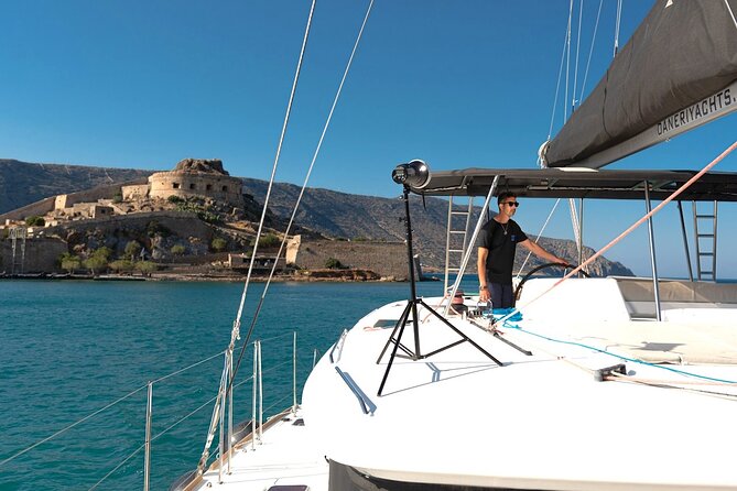 Agios Nikolaos: Private Catamaran Cruise with Meal & Drinks - Lunch, Dinner, and the Drinks Setup