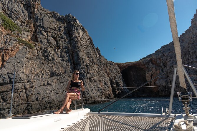Agios Nikolaos: Private Catamaran Cruise with Meal & Drinks - What Five Hours Feels Like