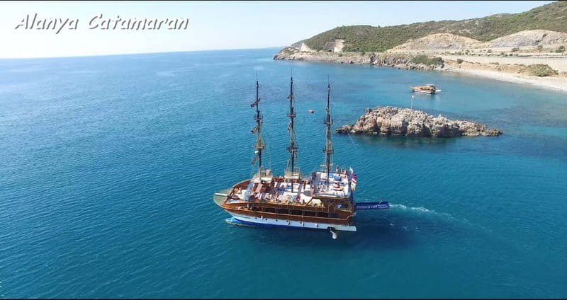 Alanya: Catamaran Boat Trip with Swimming Stops incl Lunch - The Heybeliada detail needs checking