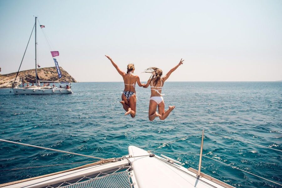 Alanya White Pearl Catamaran Cruise – Scenic Views & Swim - Ulaş Beach and the longer coastal break