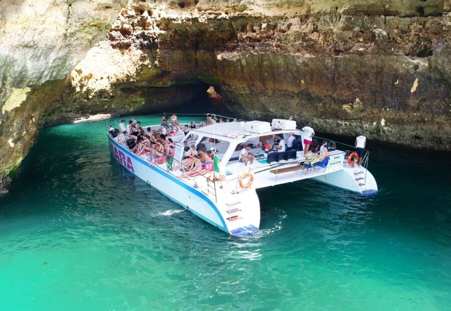 Albufeira: Catamaran Cruise with BBQ & Open Bar on the Beach - What to bring and what to plan for