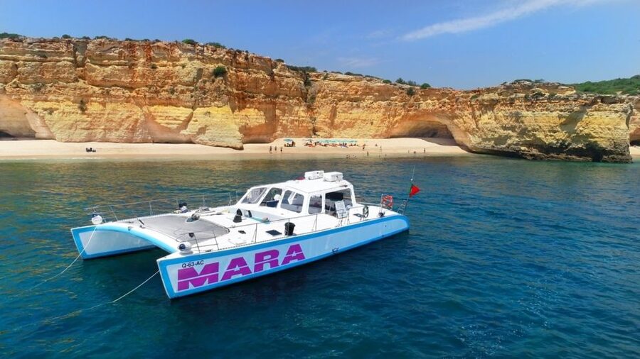 Albufeira: Catamaran Cruise with BBQ & Open Bar on the Beach - The beach stop turns sightseeing into a full day out