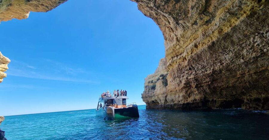 Albufeira: Coastline and Benagil Caves Tour by Catamaran - Key points to know before booking