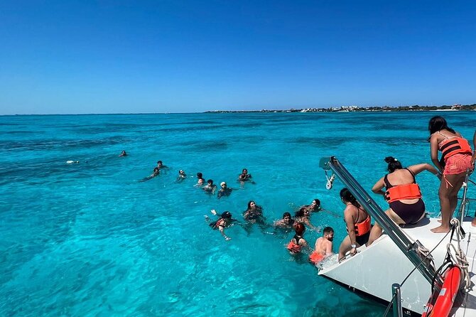 All Inclusive Isla Mujeres Catamaran - North Beach and the clearest water