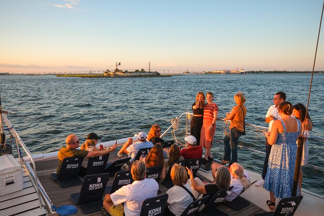 Aloha Wednesday Sunset Sail - Drinks Included - Lux Catamaran - Drinks, Music, and the Social Mood