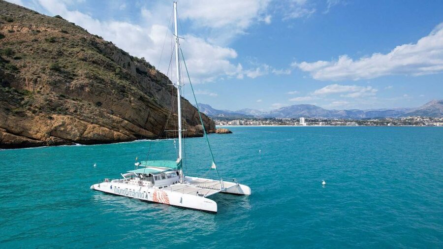Altea: Catamaran Party Boat - The Altea Swim Stop