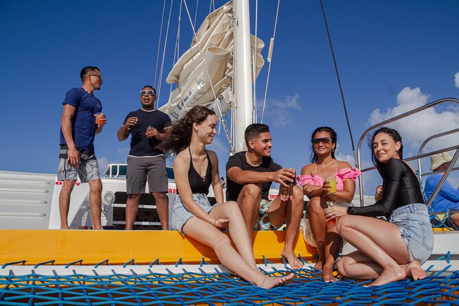 Aruba Morning Snorkel Sail aboard Palm Pleasure Catamaran - Lunch and the open bar make the $124 price easier to weigh