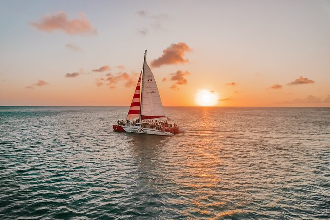 Aruba Sunset Sail Dinner Cruise with Open Bar by Catamaran - The group size keeps it from feeling massive
