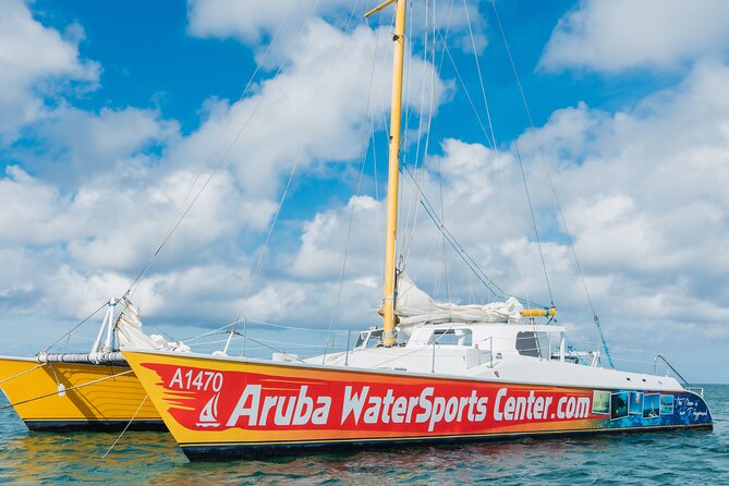 Arusun Catamaran Sail with Snorkeling in Aruba - Sailing Aruba on the 65-foot Arusun
