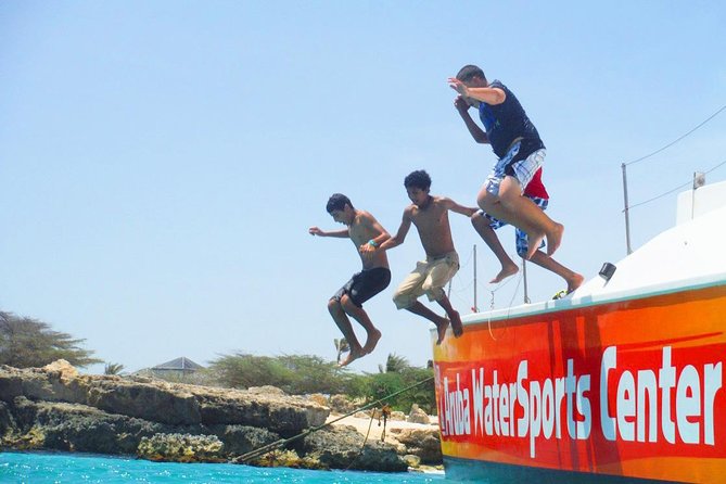 Arusun Catamaran Sail with Snorkeling in Aruba - Getting from Palm Beach to the Arusun