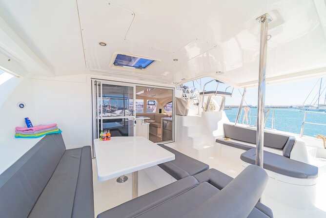 Athens Private Full day Catamaran cruise with meal & drinks - Lunch With Seafood Pasta and Greek-Style Sides