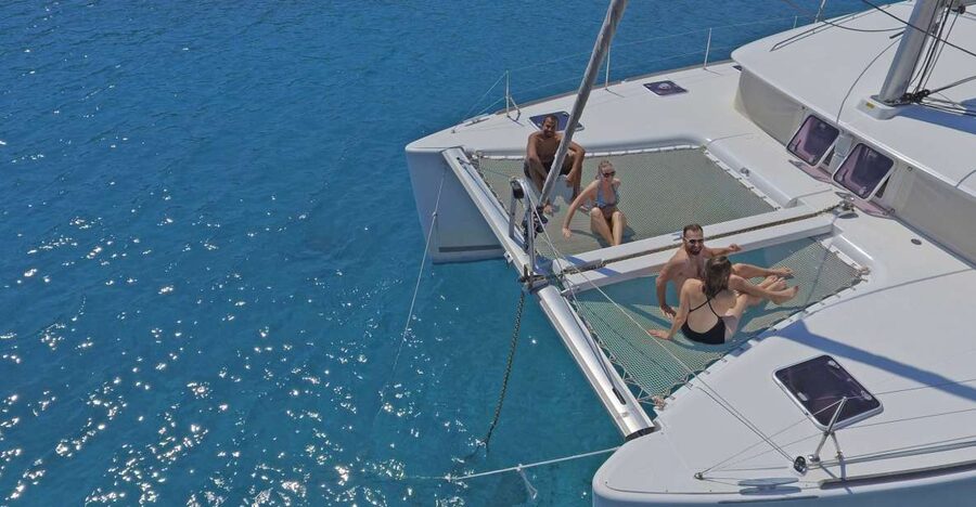 Athens: Riviera Catamaran Cruise with Meal and Drinks - From your hotel to Alimos Marina