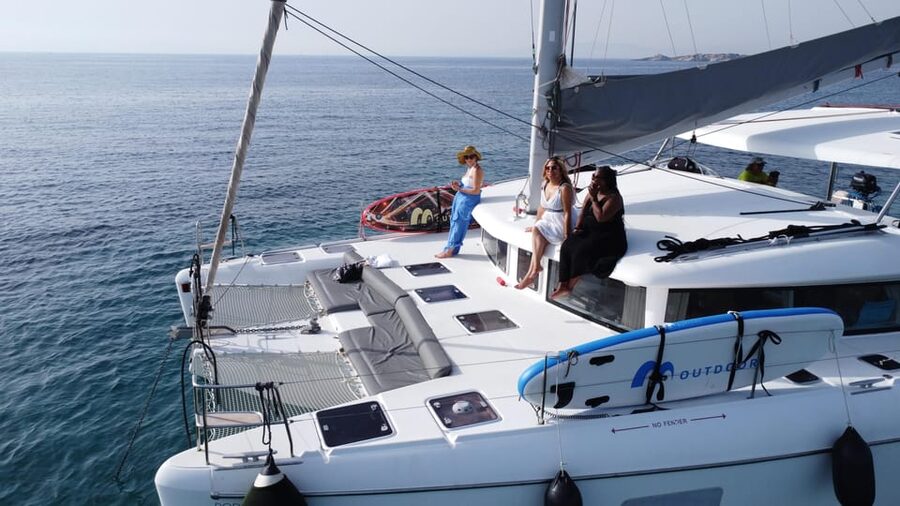 Athens: Riviera Catamaran Tour with Fresh Meal and Drinks - Key points to know before booking