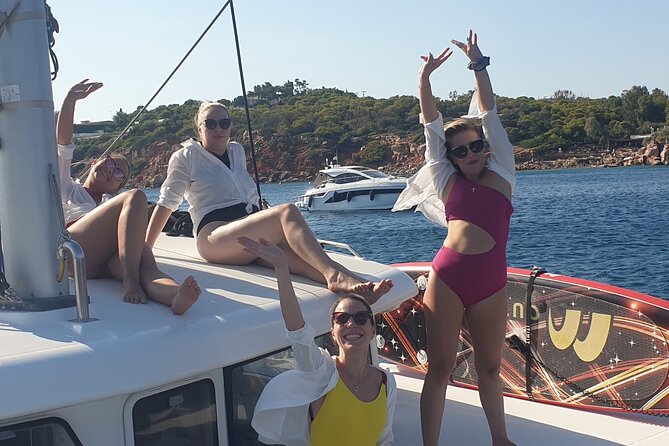 Athens Riviera Catamaran tour with fresh Meal Drinks and Swimming - A homemade Greek lunch on the boat