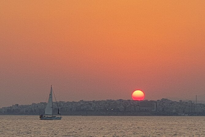 Athens Riviera Catamaran tour with fresh Meal Drinks and Swimming - First swim stop at Vouliagmeni Bay