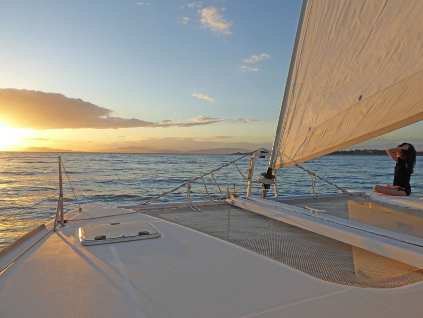 Athens Riviera: Half-Day Private Catamaran Cruise - Pickup from Athens and the ride to Alimos Marina