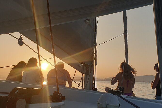 Athens Riviera Private Sail Catamaran with Meal and Wine - Prasoniso Island is the main pause
