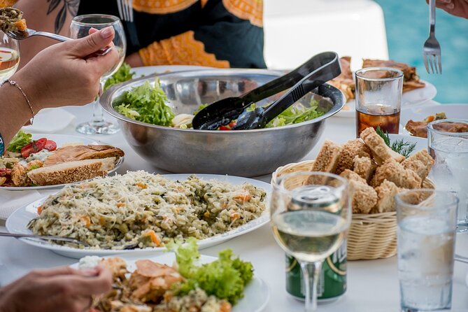Athens Semi private Morning Catamaran cruise with meal & drinks - Lunch on the catamaran