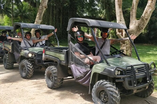 ATV,Zipline, Horseback Ride, Catamaran, Bamboo Rafting In Jamaica - Ziplining above the tropical scenery