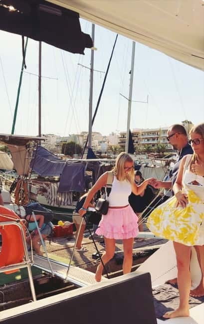 Ayia Napa: Afternoon Catamaran Cruise with Lunch & Open Bar - Leaving Ayia Napa Marina in the Afternoon