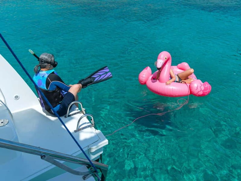 Ayia Napa: Afternoon Catamaran Cruise with Lunch & Open Bar - Sunset Over the Shimmering Sea