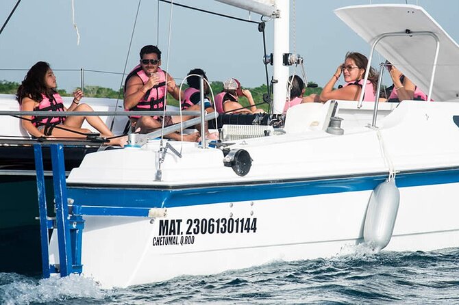 Bacalar Lagoon Private Catamaran Lunch and Drinks from Costa Maya - Two Hours on the Lake of the Seven Colors