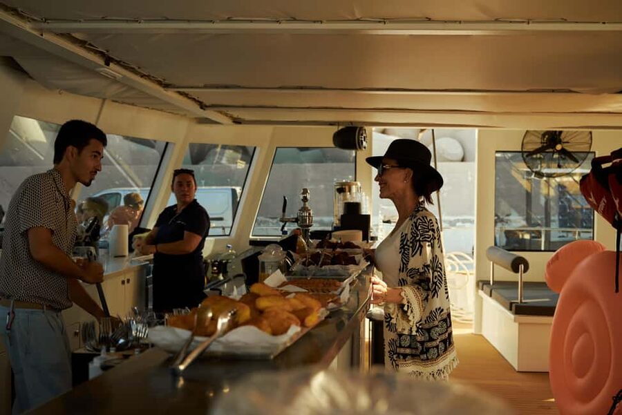 Balos & Gramvousa Catamaran Trip: Meals, Drinks & Transfer - One hour of sailing on the catamaran