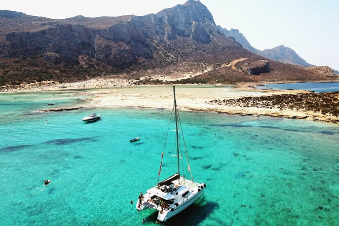 Balos & Gramvousa Luxury Catamaran Sailing Cruise from Kissamos - Key points at a glance