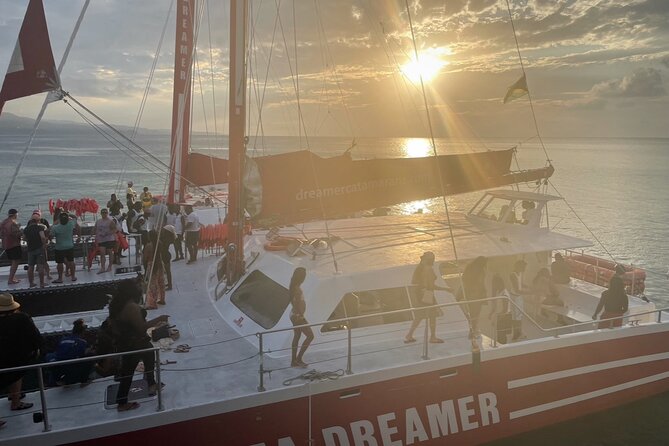 Bamboo Rafting, Catamaran Party Cruise and Ricks Cafe - Timing, Cancellation, and Booking Advice