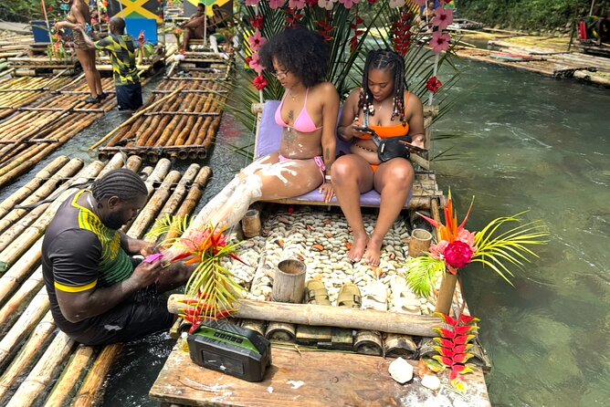 Bamboo Rafting, Catamaran Party Cruise and Snorkeling in Jamaica - The limestone foot massage is more than a quick extra
