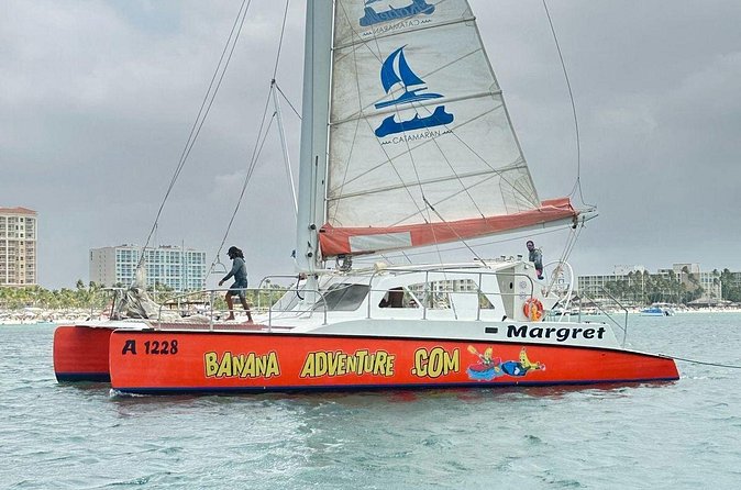 Banana Adventure Catamaran Tropical Sunset Sail - Drinks, fruit, music, and the onboard mood