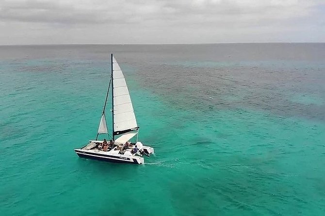 Barbados Catamaran Snorkel Cruise with Lunch and Open Bar - A small catamaran with a real Bajan lunch