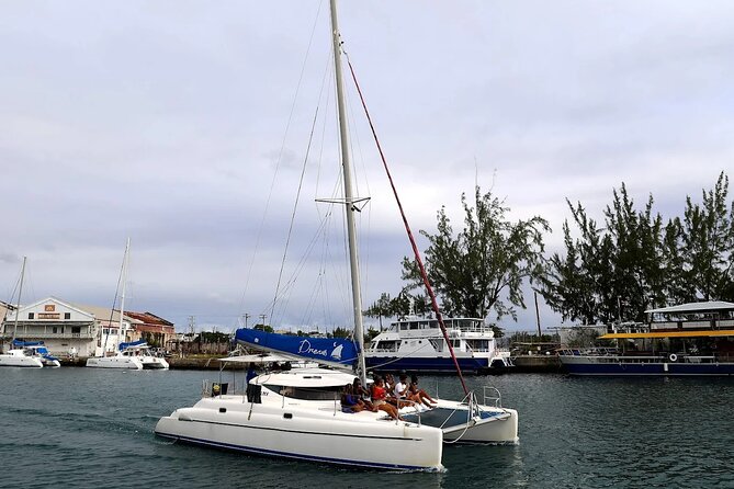 Barbados Catamaran Snorkeling Turtle and Shipwrecks tour - Cruising the west coast toward Holetown