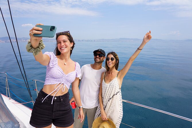 Barcelona Catamaran Cruise with Tapa & Drink Included - Crew service and the social side