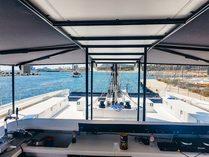 Barcelona: Catamaran Party Cruise with BBQ Meal - BBQ lunch, snacks, and what you actually eat