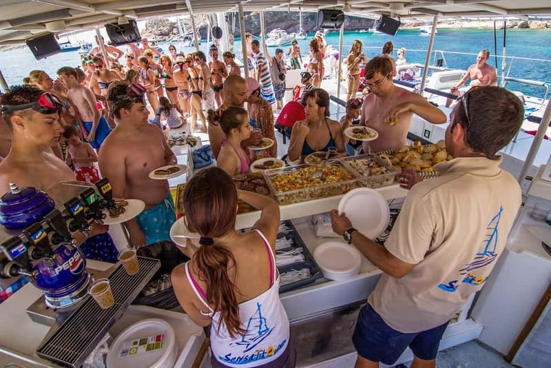 Barcelona: Catamaran Party Cruise with BBQ Meal - Value at $59, or €50 as listed