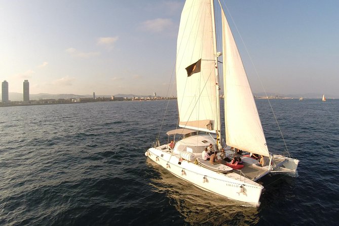 Barcelona Catamaran Private Experience from 13 to 16 Passengers - The old marina and its superyachts