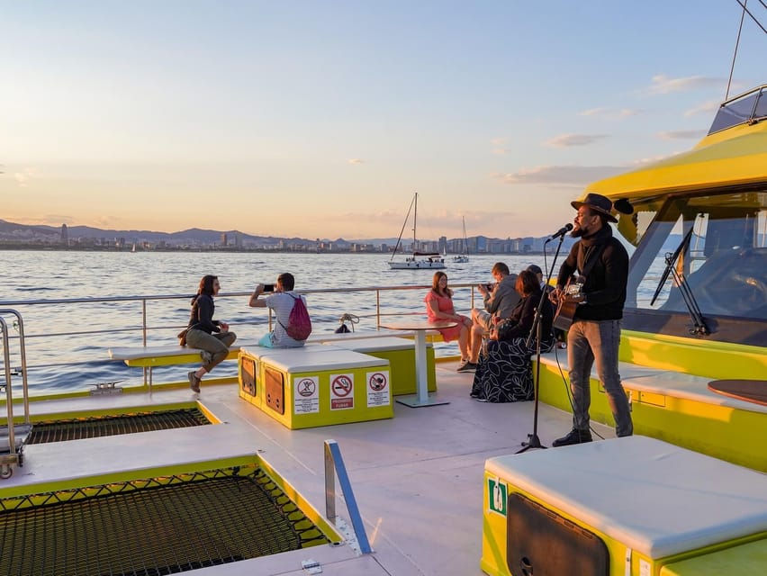 Barcelona: Daytime or Sunset Catamaran Cruise with Music - A good outing for families and mixed groups