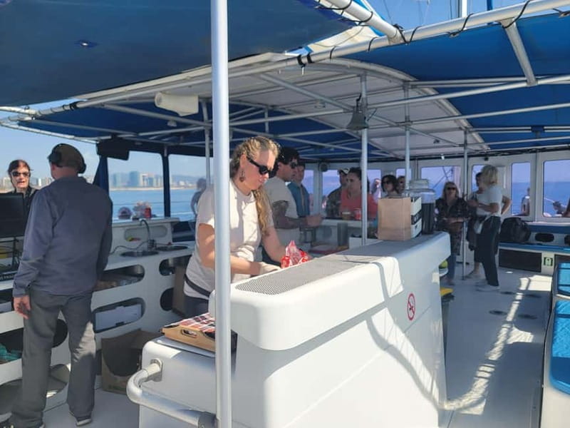 Barcelona: Luxury Catamaran Sunset Cruise - The sunset and the view back toward Barcelona