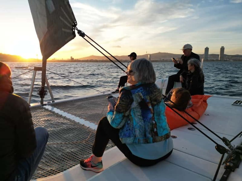 Barcelona: Luxury Catamaran Sunset Cruise - What the crew adds to the experience
