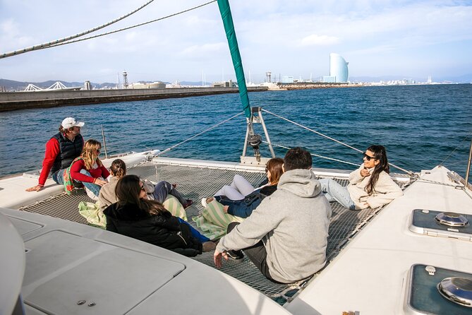 Barcelona Private Catamaran, Snacks and Cava, Sunset Option - The long Mediterranean stretch