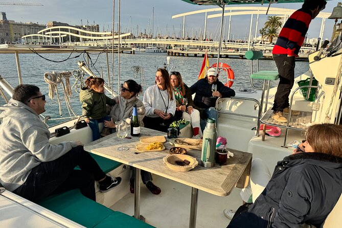 Barcelona Private Catamaran, Snacks and Cava, Sunset Option - The people and the feel onboard